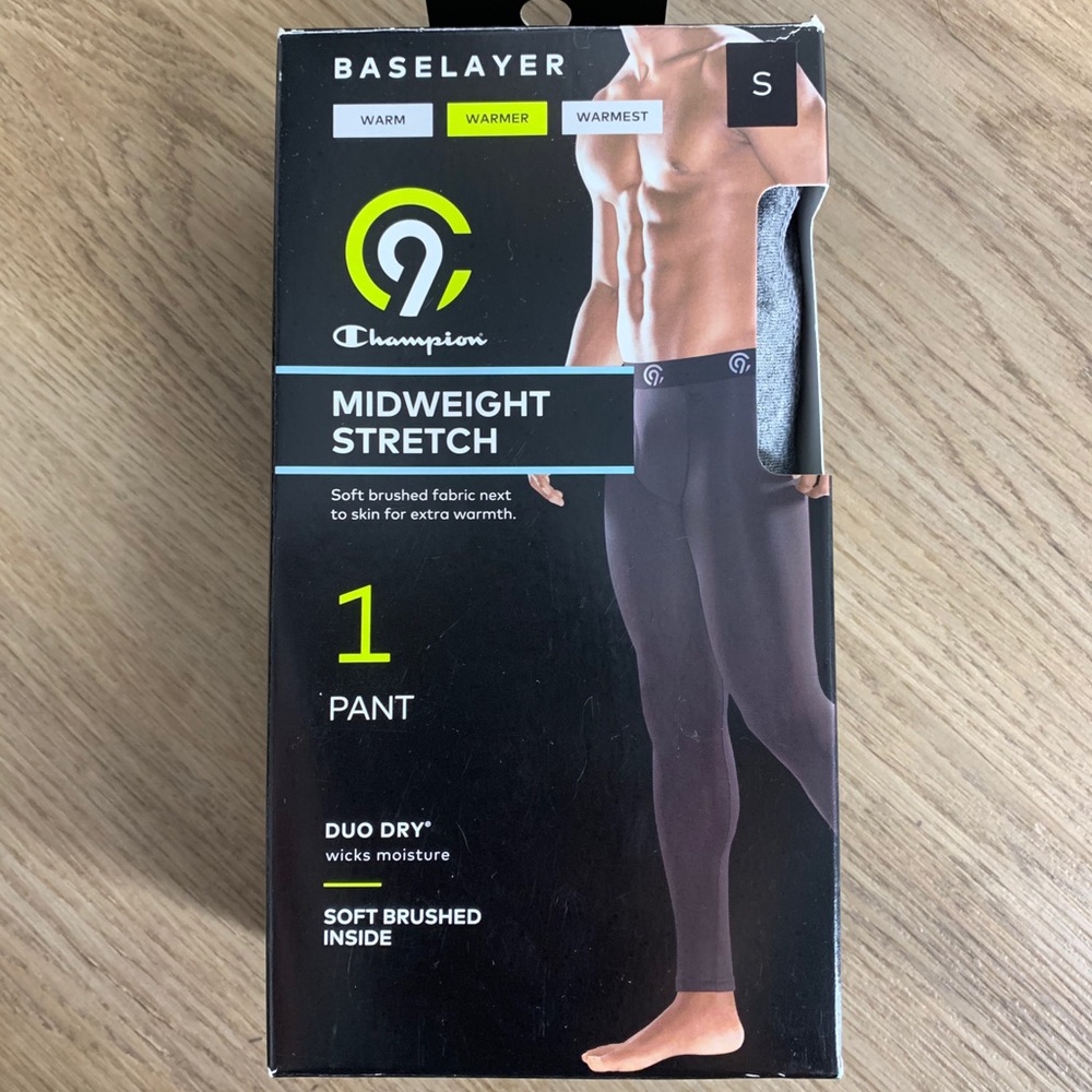 Champion man thermal midweight baselayer pants